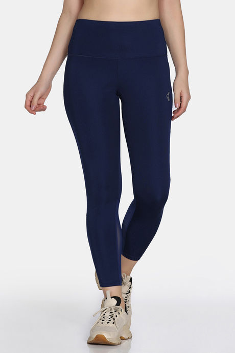 Zelocity Quick Dry Gym Leggings - Blue Depth — image 3